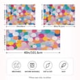 thumbnail image 2 of Yayeee Pillowcase King Size Set of 2 Satin Wrinkle Resistant Pillow Case, Purple Colorful Circles, 2 of 7