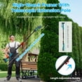 thumbnail image 5 of imerelez 3-in-1 Multifunctional Mini Hedge Trimmer & Grass Shear - Cordless Electric Handheld Trimmer with 90° Rotatable Head and Telescopic Extension Pole, 5 of 8