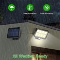 thumbnail image 2 of 160 COB Luz con EnergíA Solar Sensor de Movimiento Al Aire Libre Luz Solar LáMpara de Pared Impermeable para JardíN Garaje Calzada Porche Valla, 2 of 8
