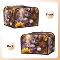thumbnail image 2 of KLL Cute Cat Sunflower Print 4 Slice Toaster Dust Covers Kitchen Small Appliance Cover with 2 Pockets,Can hold Jam Spreader Knife & Toaster Tongs (12.4 x 10.6 x 8.2), 2 of 6
