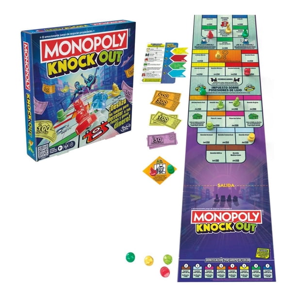 Juego de mesa Hasbro Gaming Monopoly Knock Out