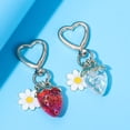 thumbnail image 4 of YYKihy Cute Strawberry Keychain For Women Bow Girls Bag Charm Key Chain Accessories Heart Keychains Decor For Purse, 4 of 8