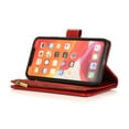 thumbnail image 2 of Allytech iPhone 11 Wallet Case, 9 Cards Holder Zipper Wallet Case for Women Men Shockproof Hand Strap Full Protective Flip Stand Case Cover for  Apple iPhone 11 6.1" -, 2 of 9