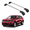 Silver, variant on ERKUL Roof Rack Cross Bars for Lincoln MKC 2015-2019 | Aluminum Crossbars with Anti Theft Lock for Rooftop | Compatible with Flush Rails - Black