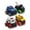 D, variant on KYAIGUO 4PCS Kids Baby Car Toys Toddler Engineer Car Toys Alloy Metal Fire Truck Playset Police Vehicle Toys for Age 3+