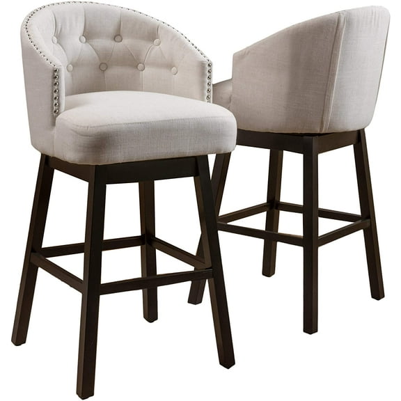 Christopher Knight Home 295977 Ogden Barstool, 2-Pcs Set, Beige