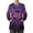 Purple Halloween Spider Web Print, variant on Binienty Halloween Skeleton Medical Scrub Jackets for Women Long Sleeve Fitted Moisture-Wicking Medical Jackets, for Medical Workplace, Wrinkle Free Vet Workers Medical Students Nurse Uniform