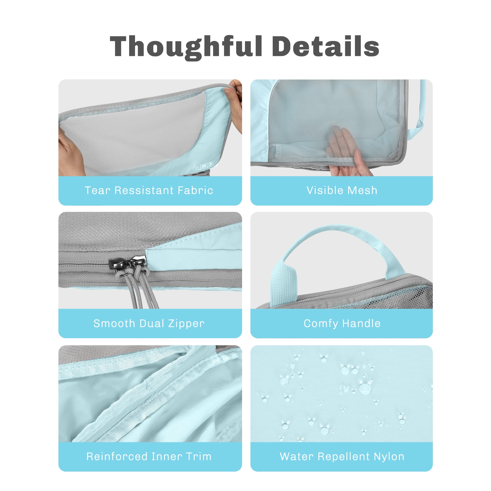 Compression Packing Cubes Set – Hynes Eagle – Blue