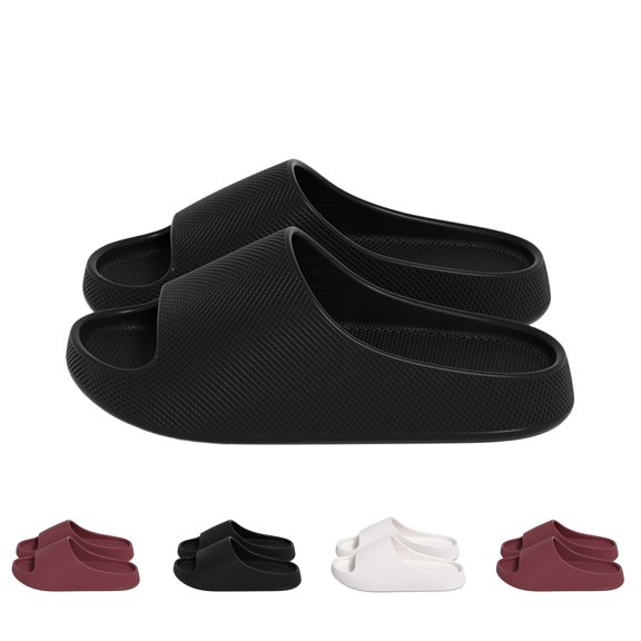 Agkizg Unisex Bathroom Slippers, Women Mens Shower Shoes, Open Toe Couple Slide Sandals Waterproof Breathable Comfortable Indoor Home Bathroom Slippers