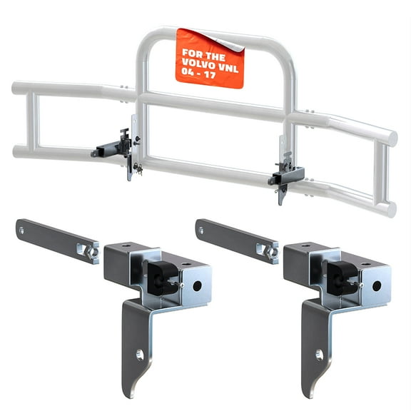 Mockins Grille Guard Mounting Brackets for Volvo VNL 2004-2017 (Brackets ONLY)