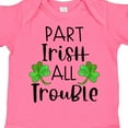 thumbnail image 4 of Inktastic Part Irish All Trouble St. Patrick's Day with Green Clovers Boys or Girls Baby Bodysuit, 4 of 5