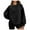 Black, variant on AherBiu Oversized Sweatshirt for Women Crewneck Sweatshirt Long Sleeve Tops Drop Shoulder Pullover Tops