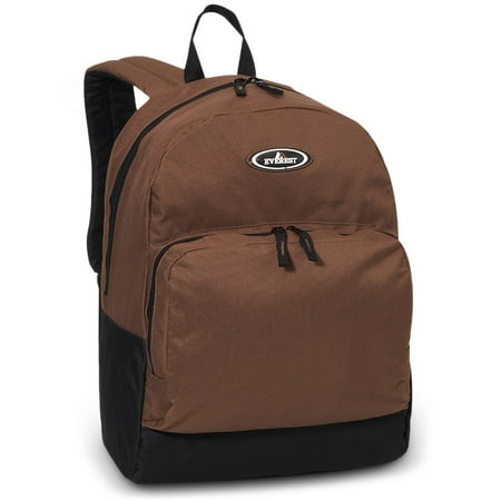Everest Unisex Backpack 1045A Brown Black