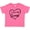 Hot Pink, variant on Inktastic I Love My Granny in Black Chalk Heart Boys or Girls Baby T-Shirt