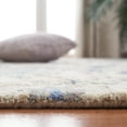 thumbnail image 4 of SAFAVIEH Glamour Charmaine Floral Wool Area Rug, Beige/Blue, 6' x 6' Square, 4 of 7