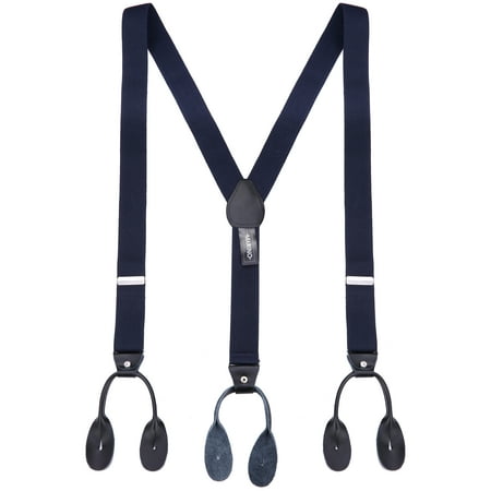 - Marino Mens Elastic Fashion Suspenders 1.25