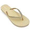 thumbnail image 3 of Womens Flip Flop Glitter T-Strap Thong Sandals Summer Shoes, 3 of 8
