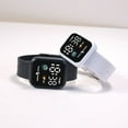 thumbnail image 6 of Fasijew Sporty Watch Square Dial Watch Earth Design Sport Watch Square Dial Touch Screen Big Number LED Digital Watch Silicone Wristband, 6 of 7
