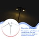 thumbnail image 4 of Matsuzay Modelo de lámpara de vía férrea musgo micropaisaje al aire libre 1:87 LED farola de Metal decoración de jardín pista luz arena accesorios Artesanía Gris (blanco cálido) Matsuzay HA066876-02, 4 of 6