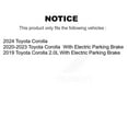 thumbnail image 2 of Transit Auto Rear Coated Disc Brake Rotors and Ceramic Pads Kit for Car Toyota Corolla KGC-102213, 2 of 11