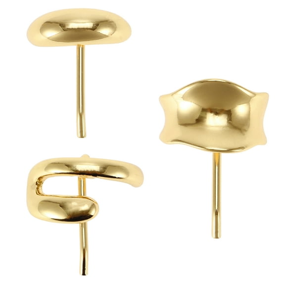 Unique Bargains 3 Pcs Ponytail Buckle Hair Clip Strong Hold Hair Jaw Clips Decoration for Women Gold Tone