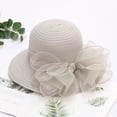 thumbnail image 2 of Derby Tea Party Wedding Women's Organza Beanie/Grey, 2 of 4