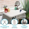 thumbnail image 5 of Lifetime 30 inch Personal Folding Table, Indoor/Outdoor, Almond (28240), 5 of 12