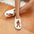 thumbnail image 4 of BERANMEY Halloween Slippers for Women Perfect Soft Plush Comfy Warm Slip-On Cute Womens Slippers Indoor Fluffy House Slippers for Women and Men Non-slip Fuzzy Flat Slides, 4 of 11