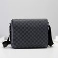 thumbnail image 1 of Korean Version of the Men's Shoulder Bag Fashion Plaid Multifunctional Crossbody Bag Casual Messenger Bag Backpack, 1 of 4