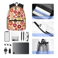 thumbnail image 4 of Wukai Donut Print Versatile Backpack,Laptop Backpack,School Backpack for Boys and Girls,Travel Backpack,Large Capacity School Bag, 4 of 6