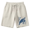 thumbnail image 4 of XINPING Board Shorts Men's Long Lightweight Tropical Print Quick-Dry Pool Swimming Trunks with Pockets Upf 50+ Sun Protection Summer Swimwear, 4 of 5