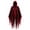 Red, variant on Kabuer Halloween Grim Reaper Costume Hooded Tattered Cloak Wizard Robe for Adult Halloween Cosplay Party Dress up, Unisex (Gray & Black)
