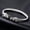 Silver, variant on Mens Black Gold Silver Tone Dragon Stainless Steel Cable Bangle Bracelet Cuff-Silver Gold