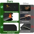 thumbnail image 3 of PureWellness Large 65x48in Under Grill Mats, Double-Sided Fireproof Grill Pad Mat, Indoor Fireplace/Fire Pit Mat, Waterproof Heat Resistant Protector for Decks Outdoor & Patios, with 2pcs BBQ Glove, 3 of 7