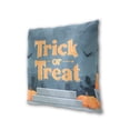 thumbnail image 3 of Halloween Vector Poster Trick Or Treat Throw Pillow Covers Pillowcases 16 x 16 Inch Home Decor 2 Packs for Bedroom Sofa, 3 of 6