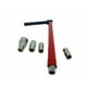 thumbnail image 1 of 1 juego de herramientas de plomería: Kit de llave ajustable de 8-13 mm para instalación de grifos y fregaderos, herramientas manuales para espacios reducidos, cocinas, baños y reparación de tuberías., 1 of 5