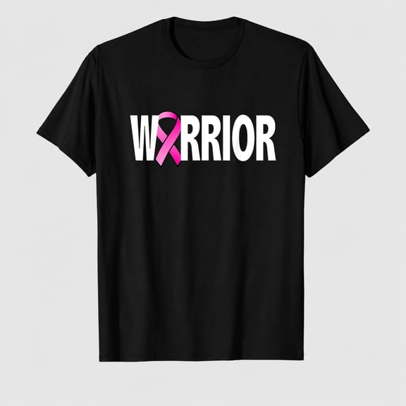 Warrior Breast Cancer Awareness for Women T-Shirt