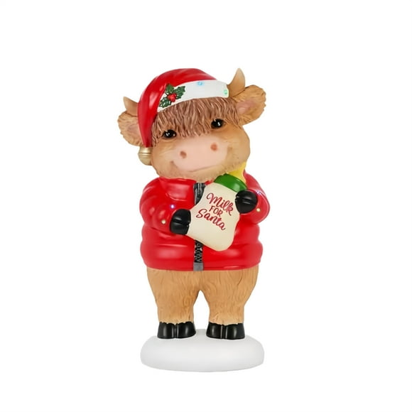 Cows And LED Lights Resin Decorations The Cute Appearance Of This Cow A Of Whimsy And Joy To Your Holiday Decorations.