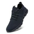 thumbnail image 4 of Mens Shoes Casual Sneakers Low Top Walking Shoes Breathable Mesh Sport Shoes Black Size 7, 4 of 8