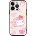 thumbnail image 1 of Phone Case for iPhone 11 14 12 13 Pro Max 7 8 XR X XS 6 6S Plus MINI Silicone Capa Pink Color Flower Hello Kitty ZR, 1 of 7