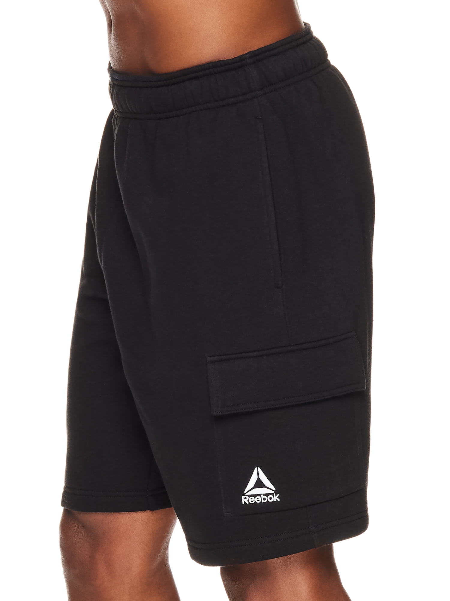 Reebok Big & Tall Fleece Shorts in Black for Men