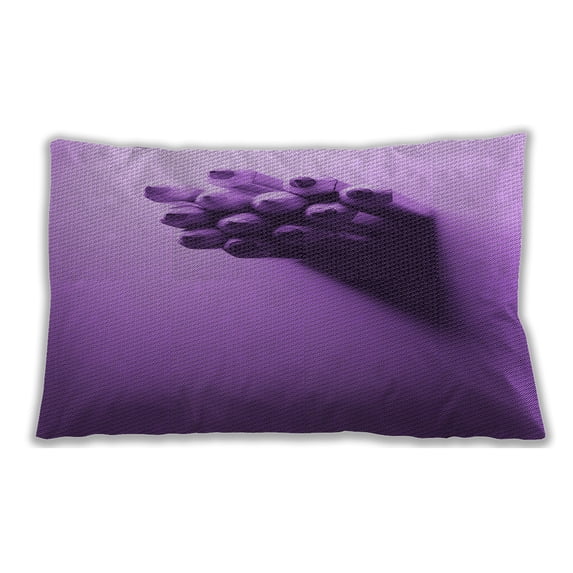 Ahgly Company Indoor Rectangular Contemporary Lumbar Throw Pillow, 13 inch by 19 inch