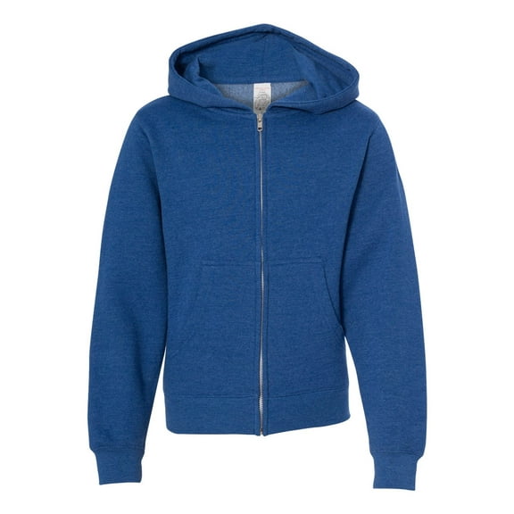 Independent Trading Co. Boy's Midweight Hooded Full-Zip Sweatshirt