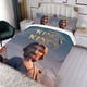 thumbnail image 3 of EL REY DE REYES Conjunto de sábanas temático, trío de piezas, cómodo y amigable con la piel, diseño único, regalo de decoración para el hogar para familiares, amigos y fans, 90 cm * 190 cm, 3 of 6