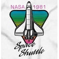thumbnail image 2 of Retro NASA 1981 Outer Space Shuttle Toddler Boy Girl T Shirt Infant Toddler Brisco Brands 4T, 2 of 6