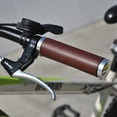 thumbnail image 6 of Upanbike Bike Handlebar Grips Microfiber Leather 22.2mm Lock-on Bike Grips Coffee, 6 of 7