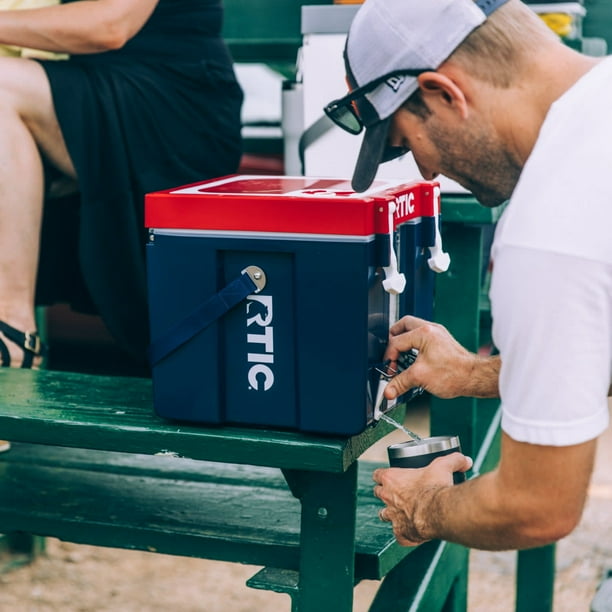 RTIC Sports Insulated Large 3 Gallon Ice Drink Cooler, Hard-Sided