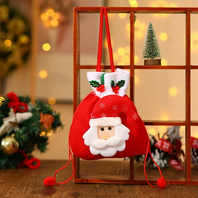LSLJS Gift Wrap Storage, Christmas Decoration Candy Bags Are Very Suitable As Christmas Gifts, Party Gifts, Apples and Christmas Tree Decorations., Christmas Decorations