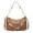 Khaki, variant on Women Straw Beach Purse Lightweight & Portable Shoulder Bags With Adjustable Strap Crossbody Bag Seashell Beaded For Shopping Holiday Parties Commute Daily Use (Khaki)