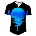 thumbnail image 2 of Njoeus V Neck T Shirts Men Workout Shirts For Men Mens Fashion Henleys Shirts, Men'S Short Sleeve Longline T-Shirts Button V-Neck Gym Tops For Men Big & Tall Summer Casual Workout Tee Shirts S-5Xl Men, 2 of 4